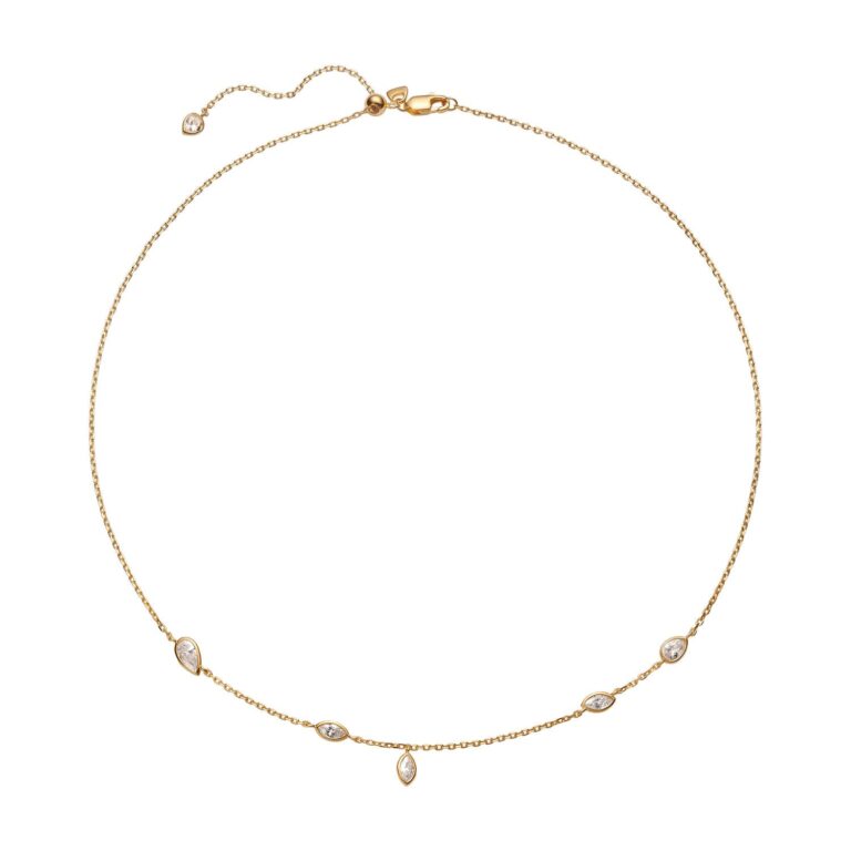 Swift 02 halskæde - forgyldt