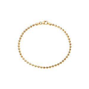 Textured Dots armbånd - forgyldt