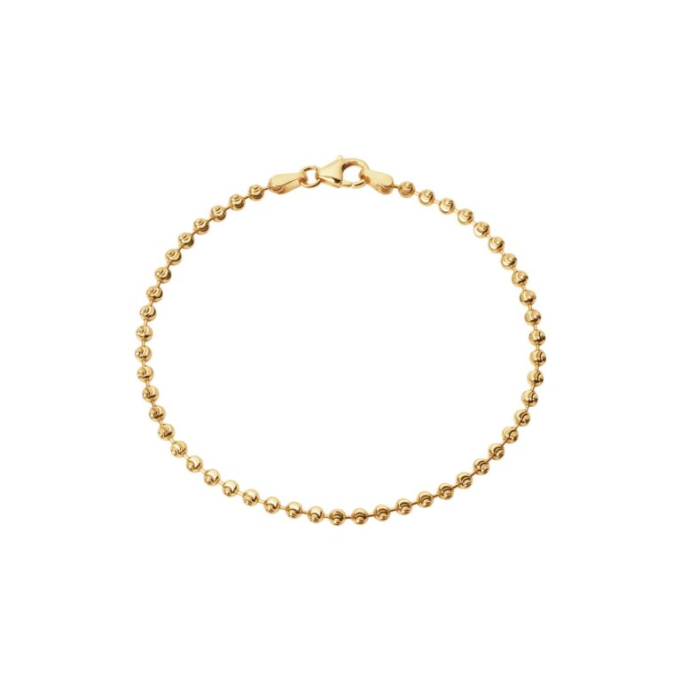 Textured Dots armbånd - forgyldt