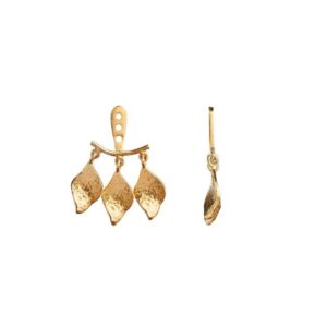 Three Dancing Ile De L'amour Behind Ear Earring 1pc | Forgyldt Fra Stine A