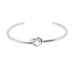 Tied Heart armring - sølv