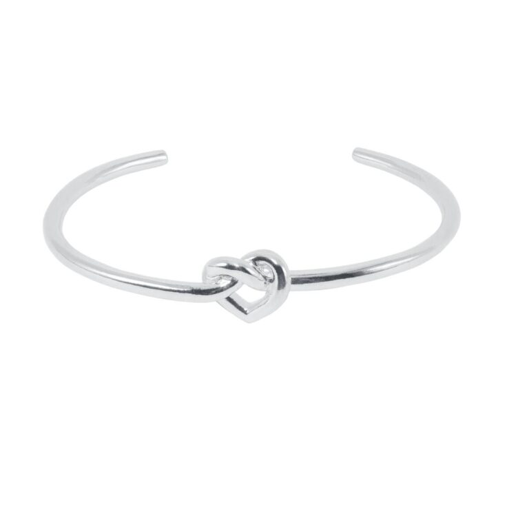 Jane Kønig Tied Heart Armring Sølv