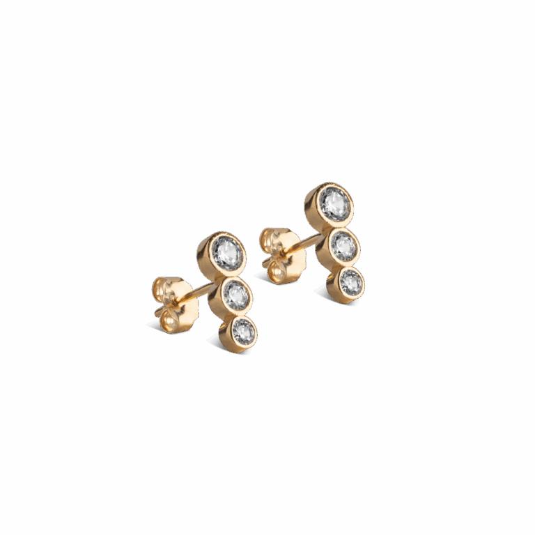 Trinity ørestikker - Clear CZ
