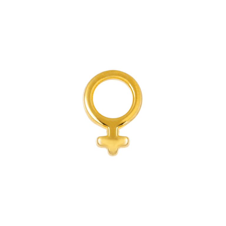 Venus ørering - forgyldt