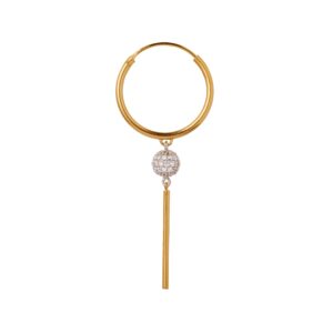 Vintage Disco Ball ørering - forgyldt