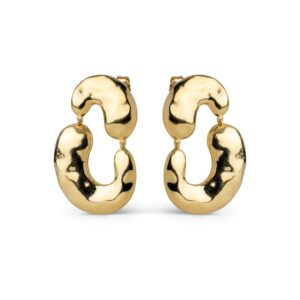 Viona hængeøreringe - forgyldt